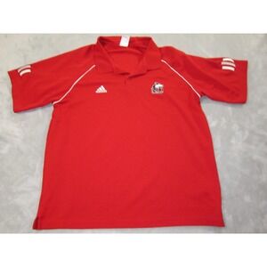 Northern‎ Illinois Huskies Shirt Mens Large Red NCAA College Adidas NIU Polo